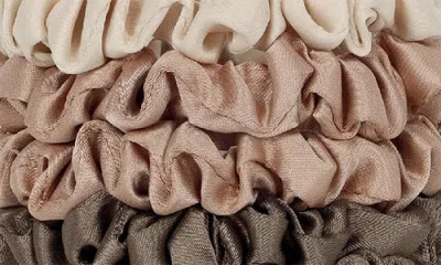 Kitsch Satin Ultra Petite 6-pack Scrunchies In Eucalyptus