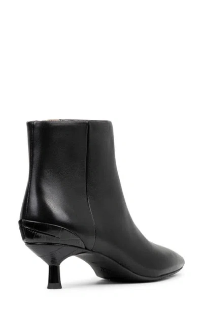 Donald Pliner Kitten Heel Pointed Toe Bootie In Black