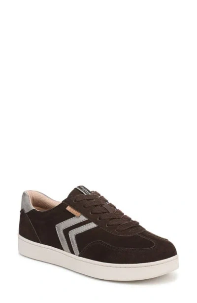 Dr. Scholl's Women's Rebel Sport Lace Up Sneakers In Brown