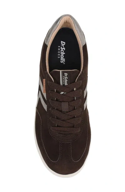 Dr. Scholl's Women's Rebel Sport Lace Up Sneakers In Brown