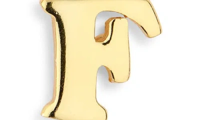 Marlyn Schiff Block Letter Initial Stud Earrings