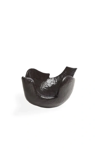 Jonathan Adler Vallauris Flying Bird Bowl In Black