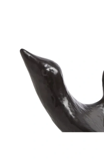 Jonathan Adler Vallauris Flying Bird Bowl In Black