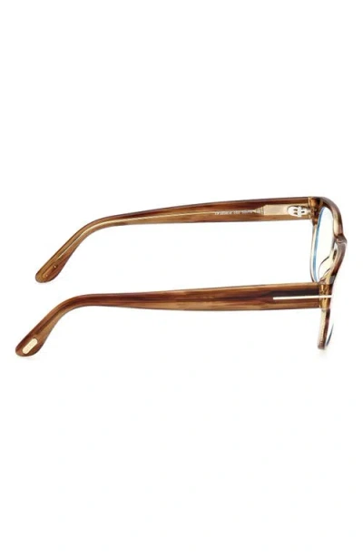 Tom Ford 52mm Square Blue Light Blocking Optical Glasses