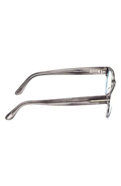 Tom Ford 52mm Square Blue Light Blocking Optical Glasses
