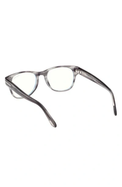 Tom Ford 52mm Square Blue Light Blocking Optical Glasses