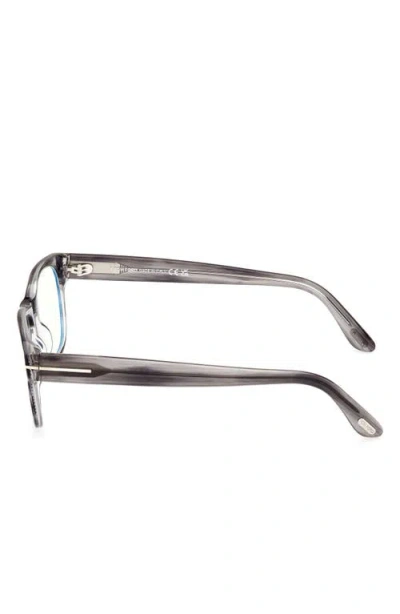 Tom Ford 52mm Square Blue Light Blocking Optical Glasses