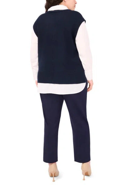 Halogenr Halogen(r) Layered Look Sweater Vest