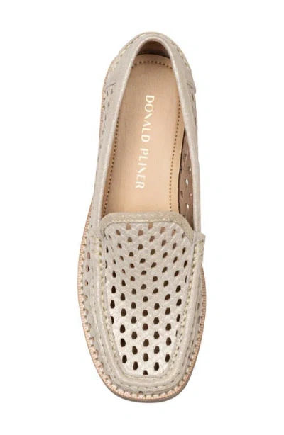 Donald Pliner Ombree Loafer In Neutral