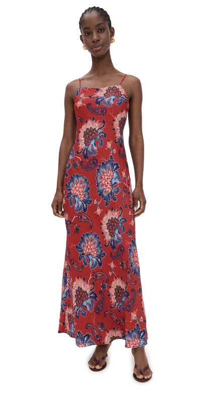 Farm Rio Luang Red Maxi Dress Luang Red