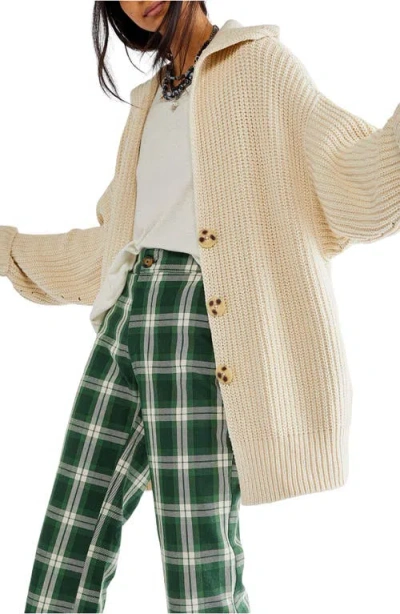 Free People Swim Too Deep Cardigan In Neutral