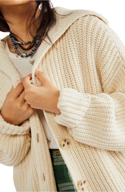 Free People Swim Too Deep Cardigan In Neutral