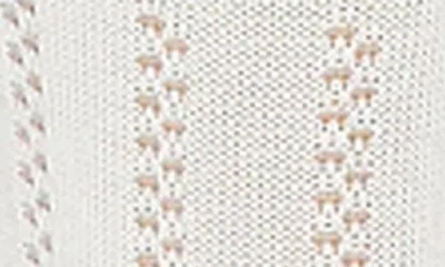 Stems Lattice Stitch Cotton Blend Crew Socks