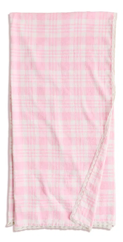 Loveshackfancy Yarn Dye Table Cloth Sandy Blush