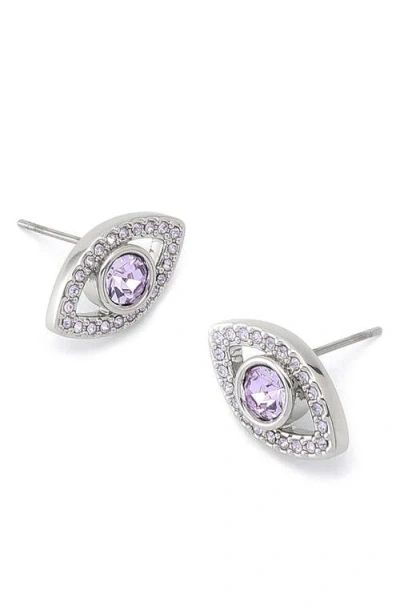 Kurt Geiger London Pavé Evil Eye Stud Earrings