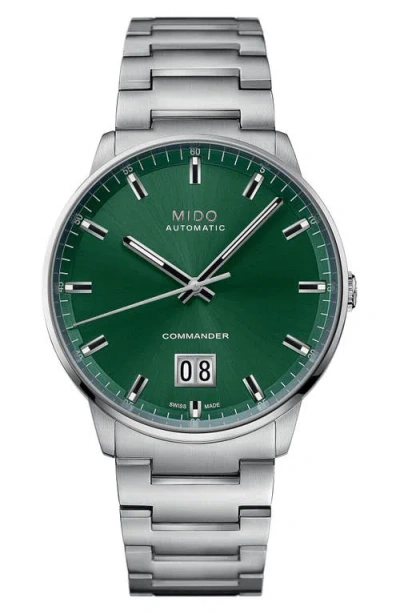 Mido Commander Big Date Automatic Bracelet Watch, 42mm