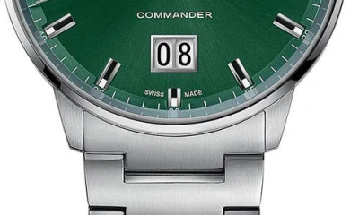 Mido Commander Big Date Automatic Bracelet Watch, 42mm