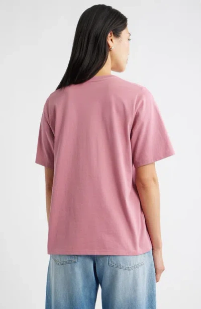 Nordstrom Relaxed Fit Pima Cotton Crewneck T-shirt In Pink