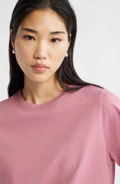 Nordstrom Relaxed Fit Pima Cotton Crewneck T-shirt In Pink