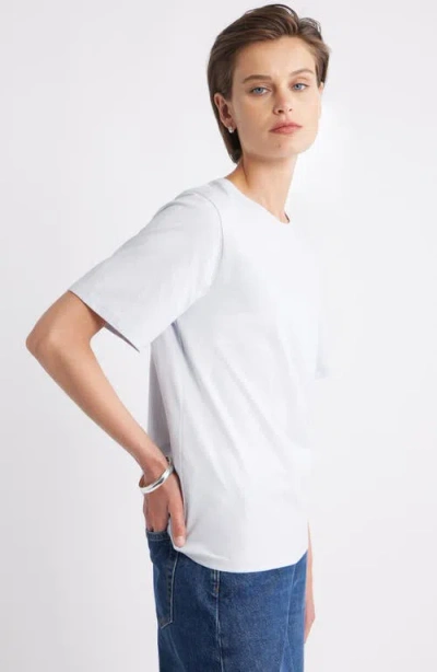 Nordstrom Relaxed Fit Pima Cotton Crewneck T-shirt In White