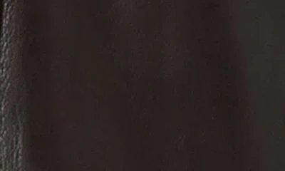 Andrew Marc Macneil Leather Bomber Jacket In Brown