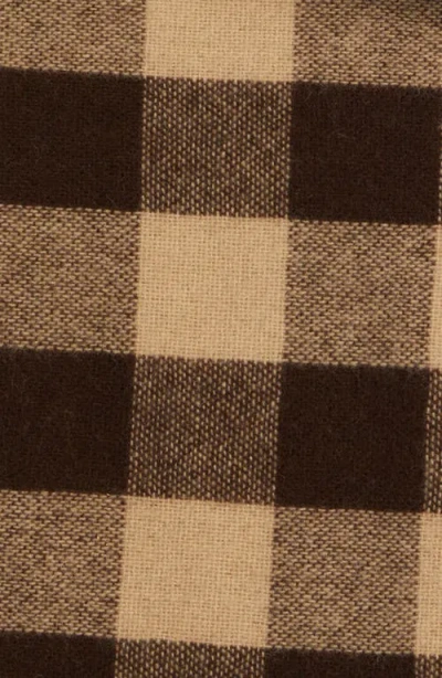 Acne Studios Veda Buffalo Plaid Wool Blend Scarf