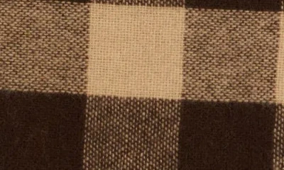 Acne Studios Veda Buffalo Plaid Wool Blend Scarf