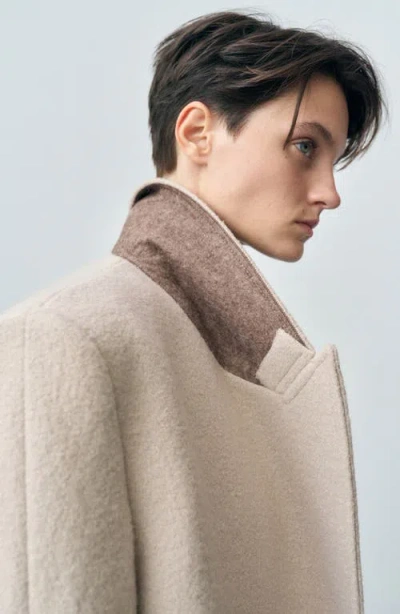 Mango Double Breasted Wool Coat