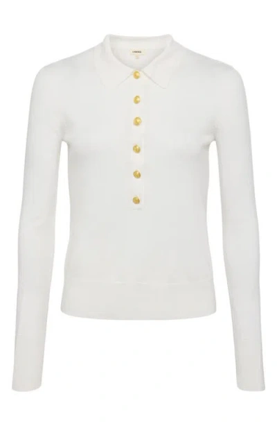 L Agence L'agence Sterling Collar Sweater