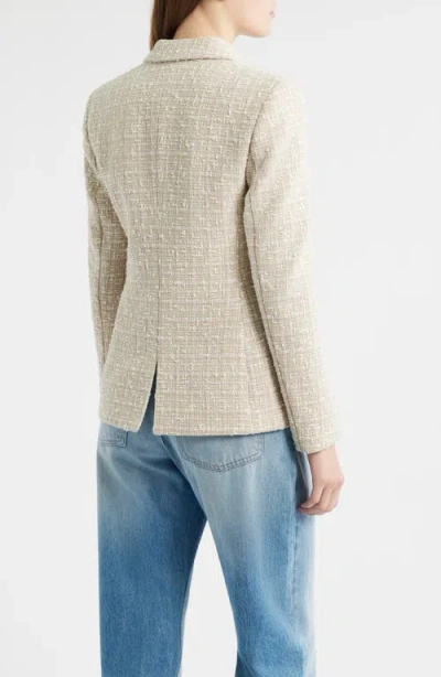 Hugo Boss Boss Jia Cotton Blend Tweed Blazer