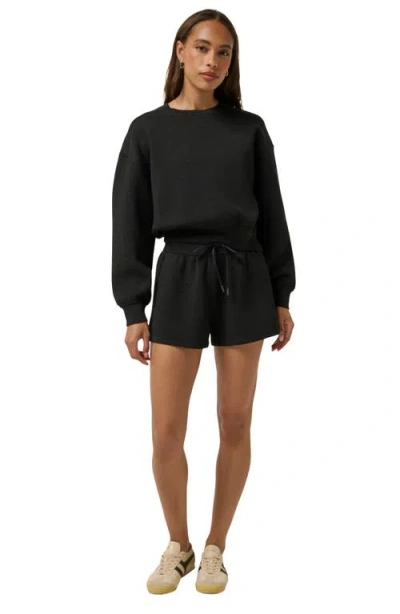 Travismathew Cloudscape Sweat Shorts In Black