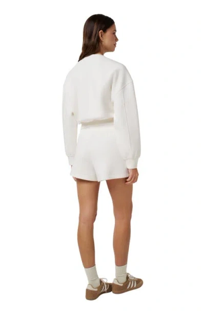 Travismathew Cloudscape Sweat Shorts In White