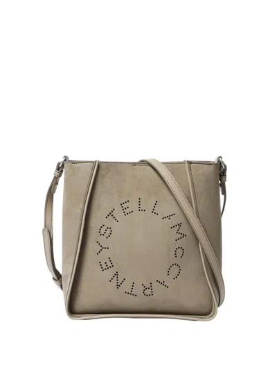 Stella Mccartney Alter Suede Shoulder Bag With Piping Details