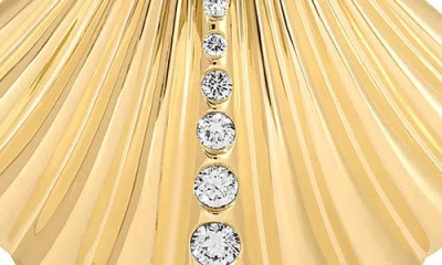 Ef Collection Jumbo Diamond Shell Pendant