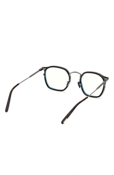 Tom Ford 50mm Round Blue Light Blocking Glasses