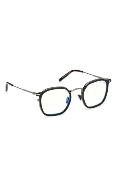 Tom Ford 50mm Round Blue Light Blocking Glasses