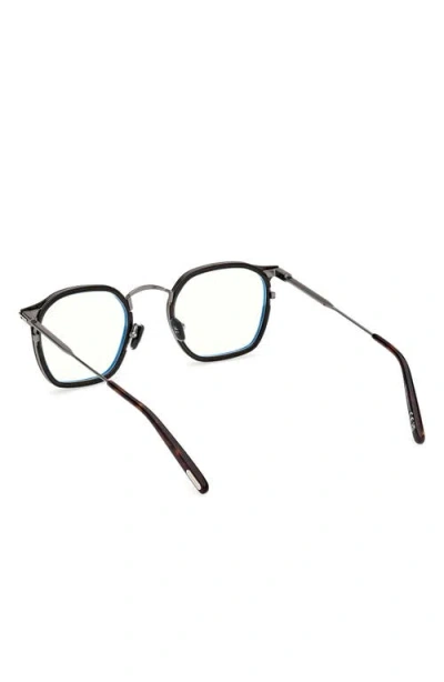 Tom Ford 50mm Round Blue Light Blocking Glasses