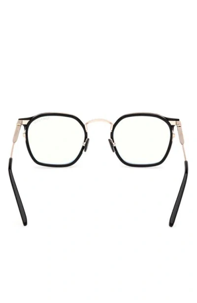 Tom Ford 50mm Round Blue Light Blocking Glasses
