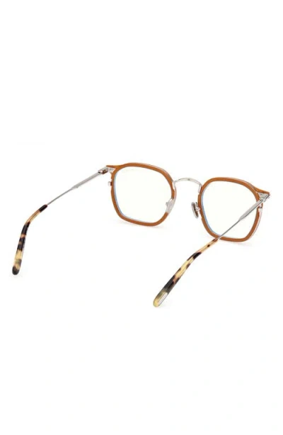 Tom Ford 50mm Round Blue Light Blocking Glasses