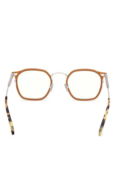 Tom Ford 50mm Round Blue Light Blocking Glasses