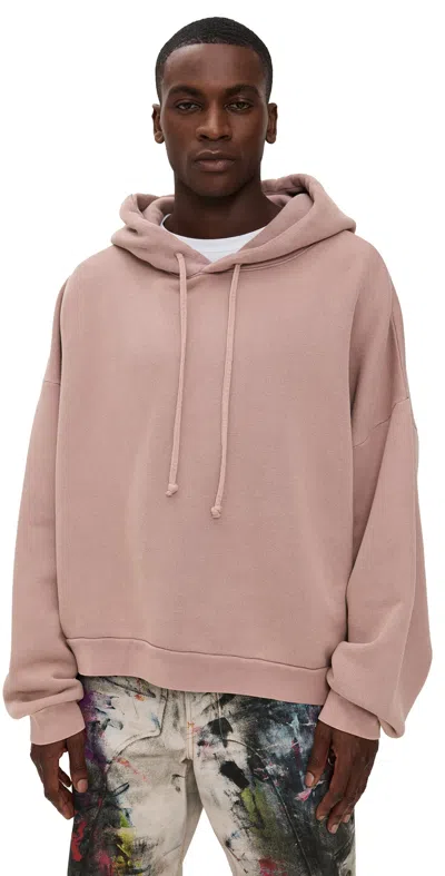 Acne Studios Fester H Cotton-jersey Hoodie In Pink