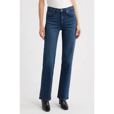 Rag & Bone Harlow Straight Leg Jeans In Blue