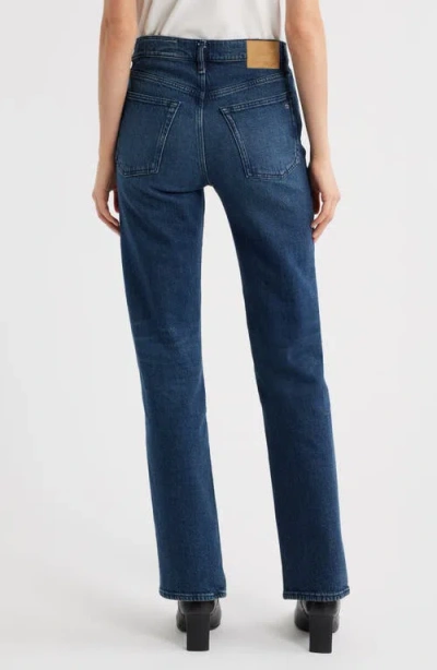 Rag & Bone Harlow Straight Leg Jeans In Blue
