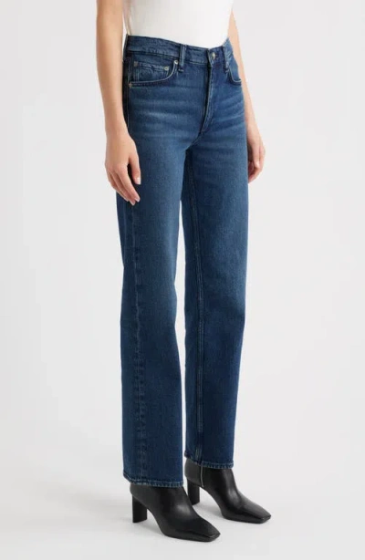 Rag & Bone Harlow Straight Leg Jeans In Blue