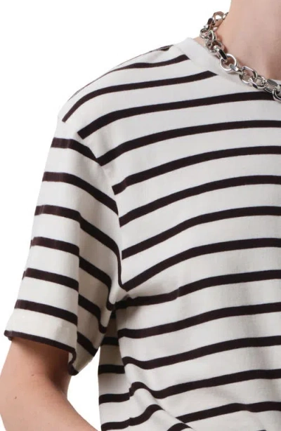 Citizen Of Humanity Citizens Of Humanity Goldie Stripe Relaxed Fit T-shirt In White