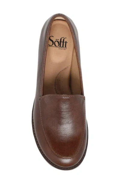 Söfft Napoli Leather Loafer In Brown