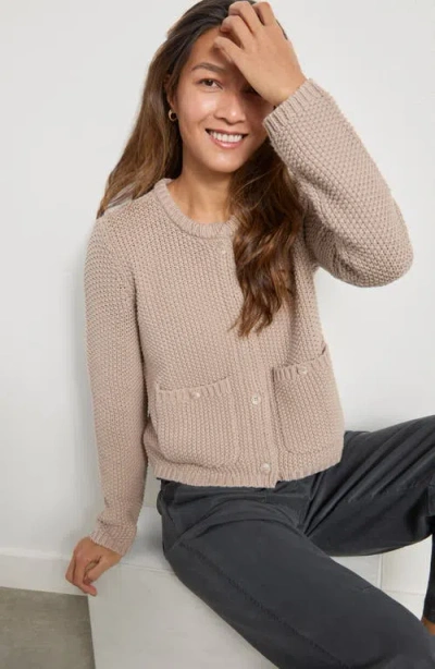 Splendid Angelica Cardigan In Neutral