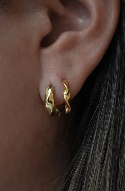 Argento Vivo Sterling Silver Set Of 2 Twisted Hoop Earrings