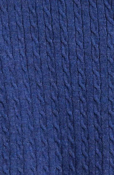 Freshman Kids' Tipped Cable Knit Cardigan In Blue