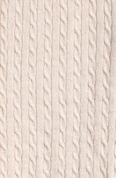 Freshman Kids' Tipped Cable Knit Cardigan In Neutral